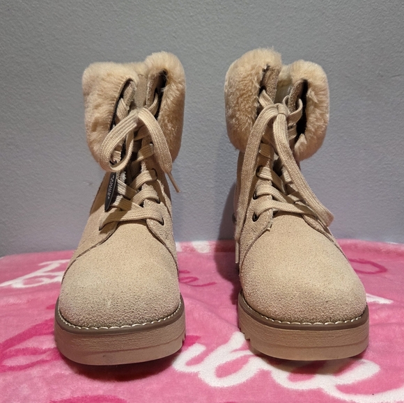 Style & Co Women's Iggyy Lace-Up Wedge Boots, Size 6M - Picture 3 of 9